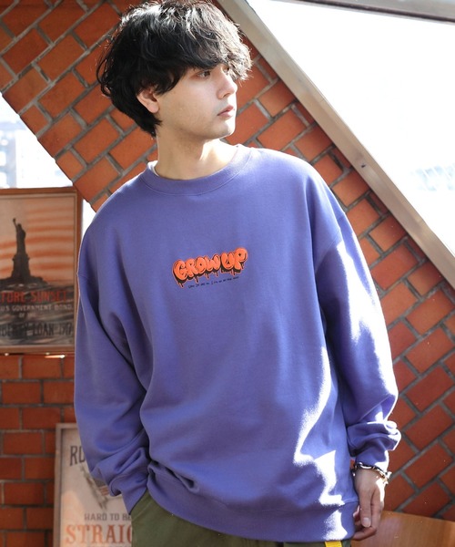 8(eight)(エイト)の「タギングロゴトレーナー(スウェット・メンズ・ブラック/パープル/ホワイト/ブルー・MEDIUM/LARGE)」の4枚目の写真
