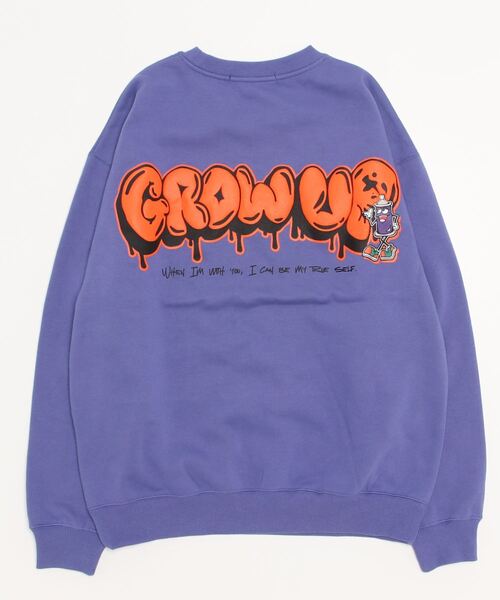 8(eight)(エイト)の「タギングロゴトレーナー(スウェット・メンズ・ブラック/パープル/ホワイト/ブルー・MEDIUM/LARGE)」の6枚目の写真