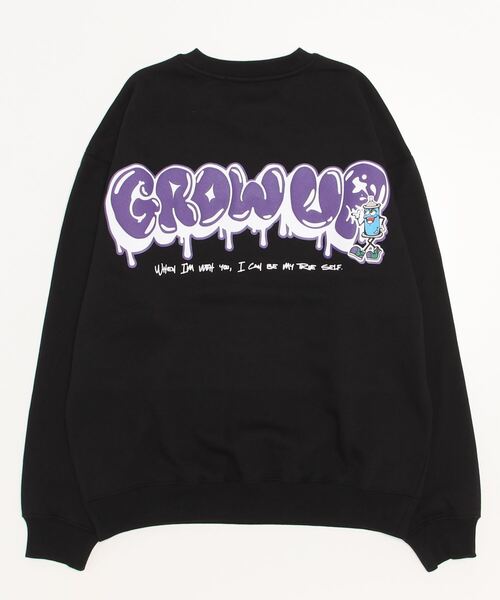 8(eight)(エイト)の「タギングロゴトレーナー(スウェット・メンズ・ブラック/パープル/ホワイト/ブルー・MEDIUM/LARGE)」の5枚目の写真