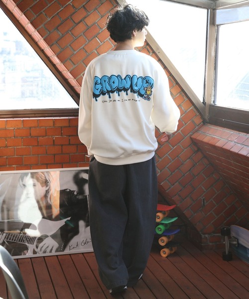 8(eight)(エイト)の「タギングロゴトレーナー(スウェット・メンズ・ブラック/パープル/ホワイト/ブルー・MEDIUM/LARGE)」の19枚目の写真