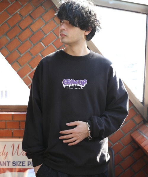 8(eight)(エイト)の「タギングロゴトレーナー(スウェット・メンズ・ブラック/パープル/ホワイト/ブルー・MEDIUM/LARGE)」の22枚目の写真