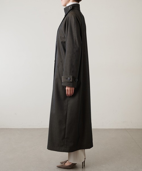 Whim Gazette（ウィムガゼット）の「シャンブレートレンチコート（トレンチコート・レディース・ブラック/ベージュ・FREE）」の14枚目の写真