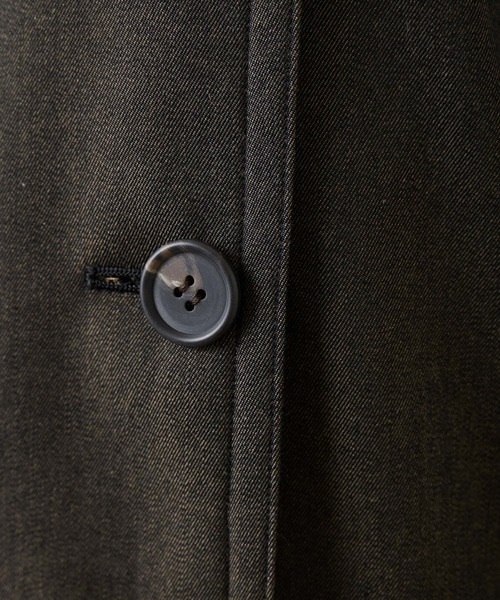 Whim Gazette（ウィムガゼット）の「シャンブレートレンチコート（トレンチコート・レディース・ブラック/ベージュ・FREE）」の22枚目の写真