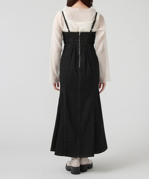 archives（アルシーヴ）の「タイトマーメイドデニムキャミワンピース（ワンピース・レディース・ブラック/ネイビー・MEDIUM）」の20枚目の写真