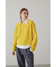 THE SHINZONE LINEN SHAKER SWEATER 23SMSNI01
