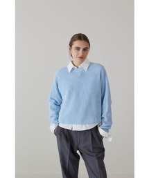 THE SHINZONE LINEN SHAKER SWEATER 23SMSNI01