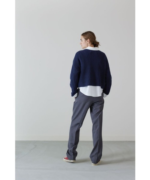 THE SHINZONE LINEN SHAKER SWEATER 23SMSNI01（ニット/セーター