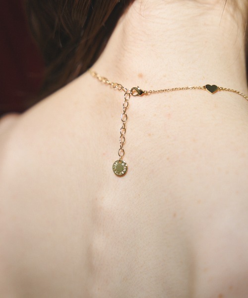 MIRO AMURETTE（ミロアミュレット）の「heart choker necklace/ハートチョーカーネックレス（ネックレス・レディース・ゴールド・FREE）」の2枚目の写真