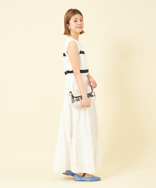 U by SPICK&SPAN(ユーバイスピックアンドスパン)の「レースティアードスカート(スカート・レディース・ホワイト・36/38)」の3枚目の写真