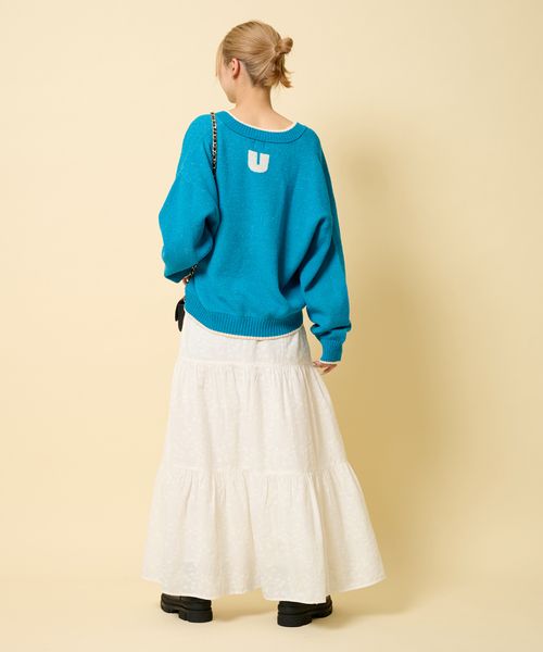 U by SPICK&SPAN(ユーバイスピックアンドスパン)の「レースティアードスカート(スカート・レディース・ホワイト・36/38)」の15枚目の写真
