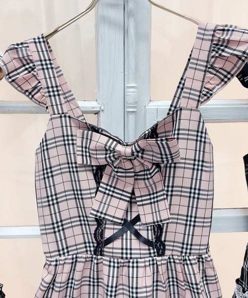 MARS チェック DOLLY キャミワンピース ピンク MARS チェック DOLLY キャミワンピース ピンク チェックDOLLY