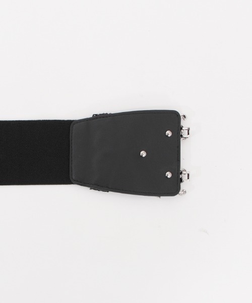 axes femme（アクシーズファム）の「お花バックル太幅ゴムベルト（ベルト・レディース・ゴールド/シルバー・FREE）」の11枚目の写真