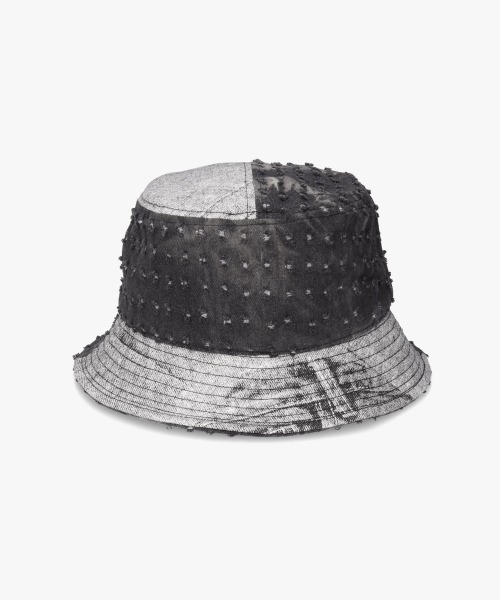 KANGOL（カンゴール）の「KANGOL DENIM MASHUP BUCKET（ハット・メンズ・ネイビー/ブラック・MEDIUM/LARGE/X-LARGE/SMALL）」の21枚目の写真