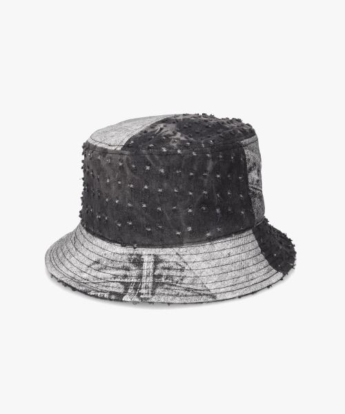 KANGOL（カンゴール）の「KANGOL DENIM MASHUP BUCKET（ハット・メンズ・ネイビー/ブラック・MEDIUM/LARGE/X-LARGE/SMALL）」の22枚目の写真