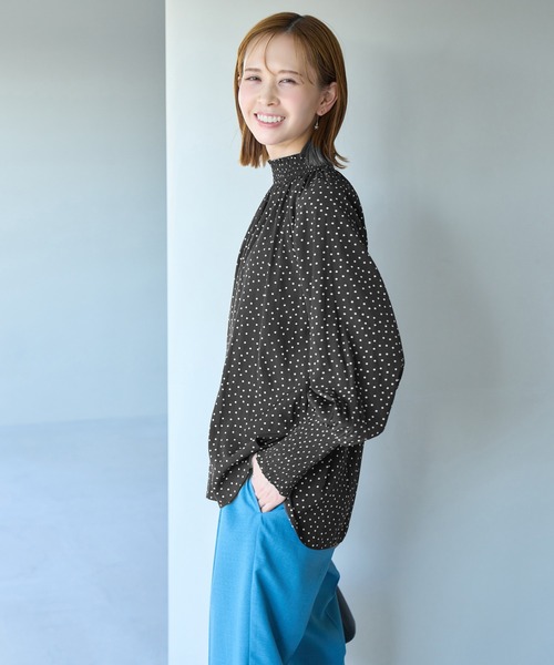 ROPE' PICNIC（ロペピクニック）の「シャーリングフリルブラウス