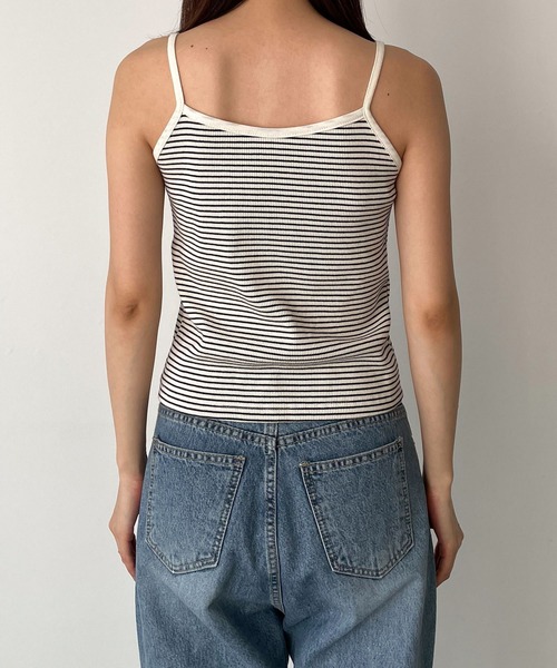 CANAL JEAN（キャナルジーン）の「El mar(エルマール) コットンリブボーダーアンサンブル（アンサンブル・レディース・ブラック/レッド・ONE SIZE）」の18枚目の写真