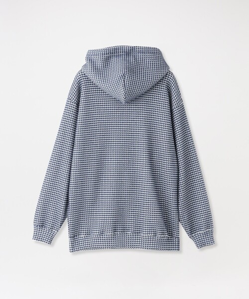 LOVELESS(ラブレス)の「ラージメッシュ ワッフルフーディ(パーカー・メンズ・オフホワイト/ブルー・L/M)」の3枚目の写真