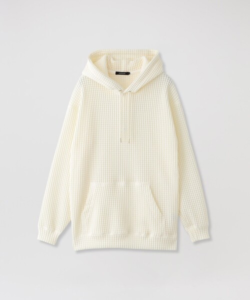 LOVELESS(ラブレス)の「ラージメッシュ ワッフルフーディ(パーカー・メンズ・オフホワイト/ブルー・L/M)」の8枚目の写真