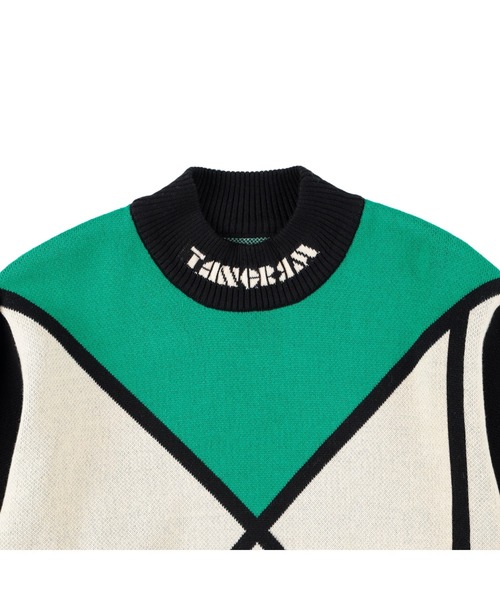 セール】HIGH NECK PUZZLE KNIT（ニット/セーター）｜TANGRAM