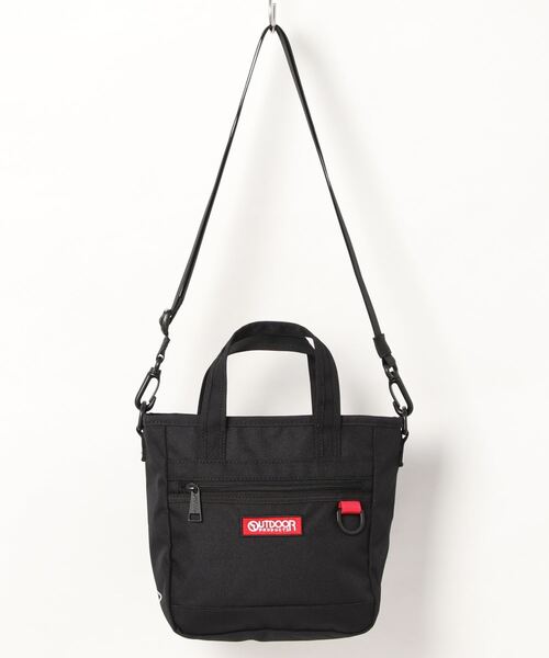OUTDOOR PRODUCTS（アウトドアプロダクツ）の「SOUTHLAND2　ミニトートバッグ　撥水　ワンポイントブランドロゴ（トートバッグ・メンズ・マスタード/レッド/ブラック・FREE）」の3枚目の写真