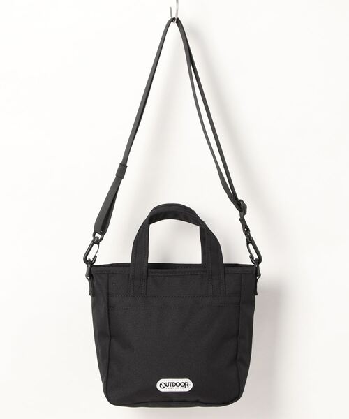 OUTDOOR PRODUCTS（アウトドアプロダクツ）の「SOUTHLAND2　ミニトートバッグ　撥水　ワンポイントブランドロゴ（トートバッグ・メンズ・マスタード/レッド/ブラック・FREE）」の4枚目の写真