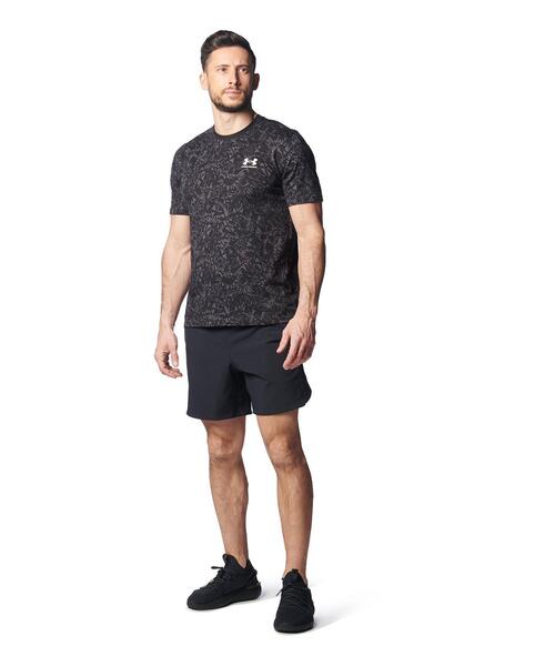 UNDER ARMOUR(アンダーアーマー)の「UAチャージドコットン ショートスリーブTシャツ 〈プリント〉(トレーニング/メンズ)(Tシャツ/カットソー・メンズ・ブラック・3XL/M/XL/XXL/S/L)」の3枚目の写真