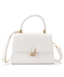 クロコダイル柄2WAYショルダーバッグ
