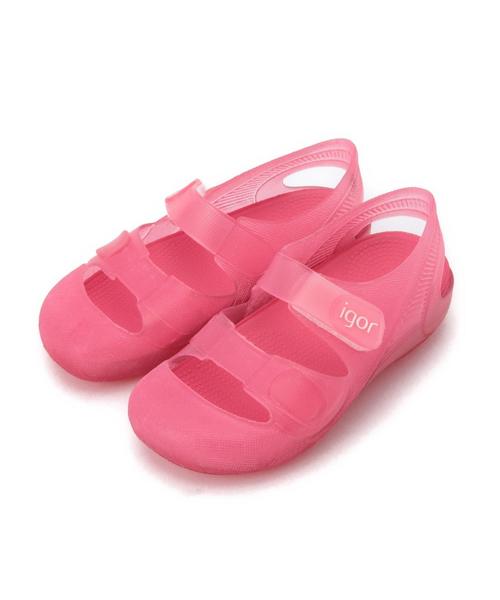 green label relaxing（グリーンレーベルリラクシング）の「igorサンダル 14cm～16cm ◆（サンダル・キッズ・ネイビー/ライトブルー/ピンク・14cm/16cm/15cm）」の3枚目の写真