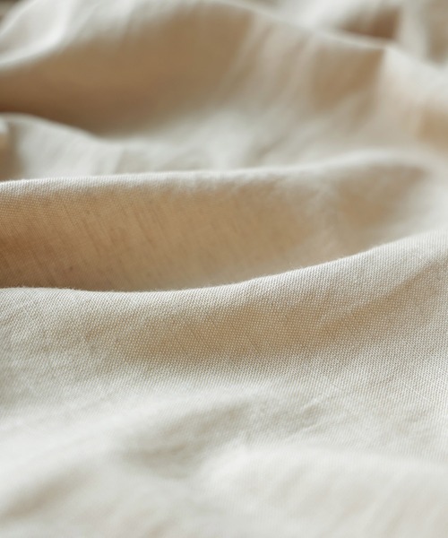 Fashion Letter（ファッションレター）の「襟プリーツワンピース（シャツワンピース・レディース・カーキ/ベージュ/チャコール・M）」の8枚目の写真