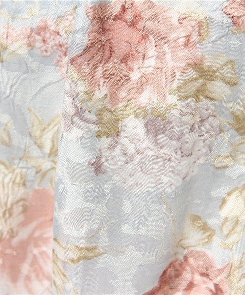 one after another NICE CLAUP（ワンアフターアナザーナイスクラップ）の「【ナイスクラップ】オパール花柄ギャザーブラウス（シャツ/ブラウス・レディース・ホワイト/ネイビー/ブルー・FREE）」の14枚目の写真