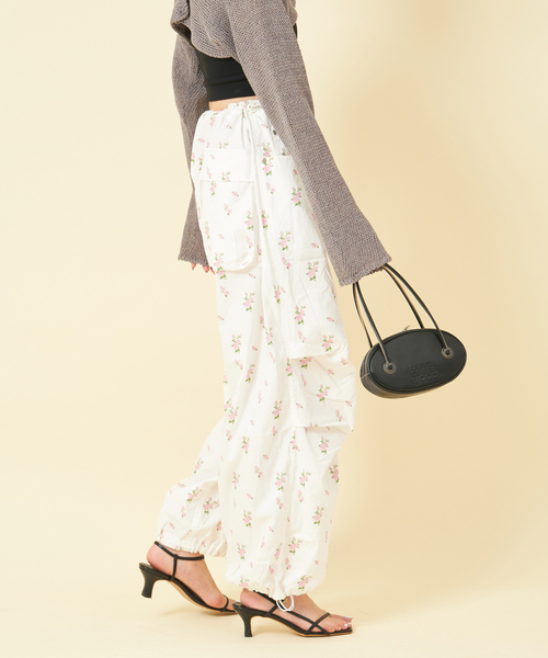 セール】【THE OPEN PRODUCT】 フラワーパラシュートパンツ（その他