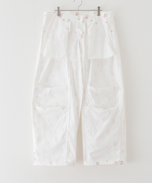 セール】【THE OPEN PRODUCT】 フラワーパラシュートパンツ