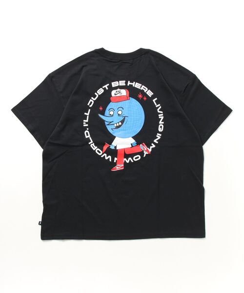 NIKE SB（ナイキエスビー）の「NIKE SB/ナイキエスビー グローブガイS/STシャツ バックプリントTシャツ/半袖Tシャツ FB8137-010/FB8137-050（Tシャツ/カットソー・メンズ・ブラック/グレー・M/2XL/L/XL）」の6枚目の写真