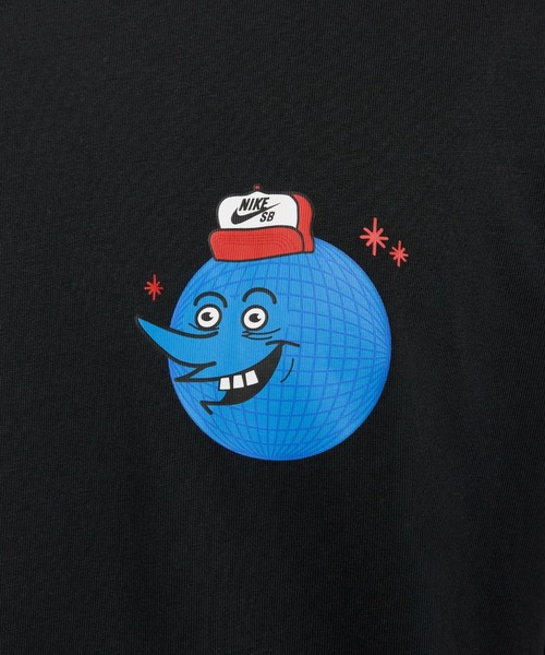 NIKE SB（ナイキエスビー）の「NIKE SB/ナイキエスビー グローブガイS/STシャツ バックプリントTシャツ/半袖Tシャツ FB8137-010/FB8137-050（Tシャツ/カットソー・メンズ・ブラック/グレー・M/2XL/L/XL）」の3枚目の写真