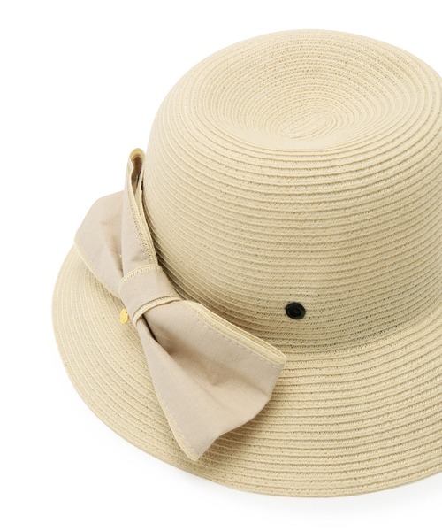 ROPE' PICNIC(ロペピクニック)の「UVカット・手洗いOK・折りたたみリボンハット(ハット・レディース・キナリ/ベージュ・FREE)」の9枚目の写真