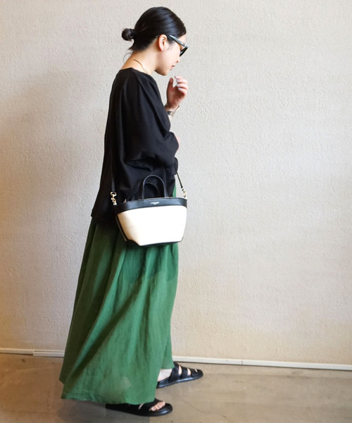 JOURNAL STANDARD LUXE（ジャーナルスタンダード　ラックス）の「オーガニックコットンプルオーバー（Tシャツ/カットソー・レディース・ホワイト/ブラック/ネイビー・FREE）」の8枚目の写真