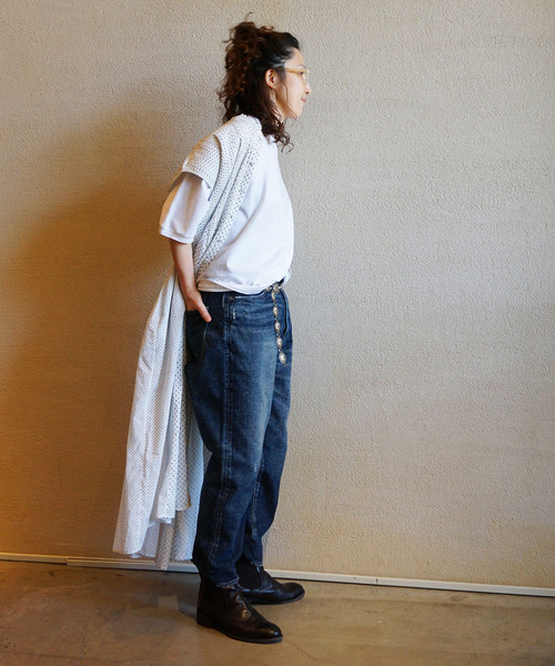 JOURNAL STANDARD LUXE（ジャーナルスタンダード　ラックス）の「オーガニックコットンプルオーバー（Tシャツ/カットソー・レディース・ホワイト/ブラック/ネイビー・FREE）」の11枚目の写真