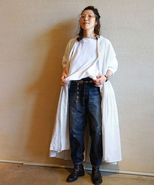 JOURNAL STANDARD LUXE（ジャーナルスタンダード　ラックス）の「オーガニックコットンプルオーバー（Tシャツ/カットソー・レディース・ホワイト/ブラック/ネイビー・FREE）」の12枚目の写真