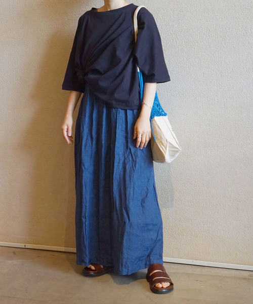 JOURNAL STANDARD LUXE（ジャーナルスタンダード　ラックス）の「オーガニックコットンプルオーバー（Tシャツ/カットソー・レディース・ホワイト/ブラック/ネイビー・FREE）」の15枚目の写真