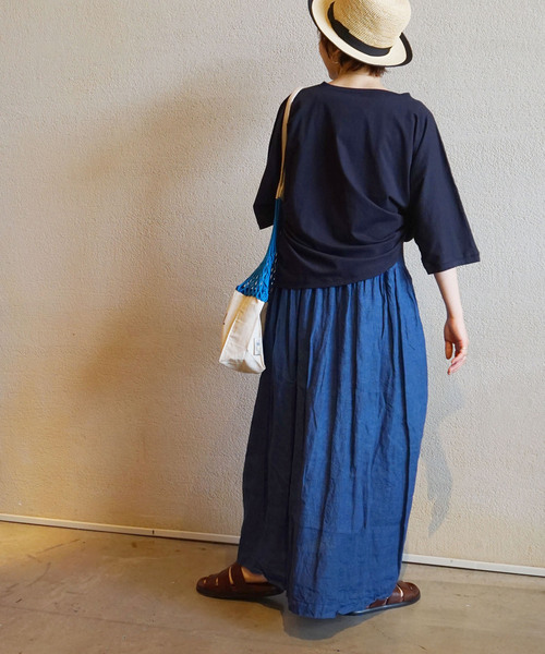 JOURNAL STANDARD LUXE（ジャーナルスタンダード　ラックス）の「オーガニックコットンプルオーバー（Tシャツ/カットソー・レディース・ホワイト/ブラック/ネイビー・FREE）」の16枚目の写真