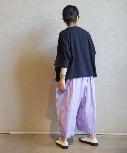 JOURNAL STANDARD LUXE（ジャーナルスタンダード　ラックス）の「オーガニックコットンプルオーバー（Tシャツ/カットソー・レディース・ホワイト/ブラック/ネイビー・FREE）」の20枚目の写真