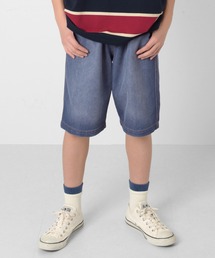 GLAZOS | 【接触冷感】デニム・ハーフパンツ(デニムパンツ)