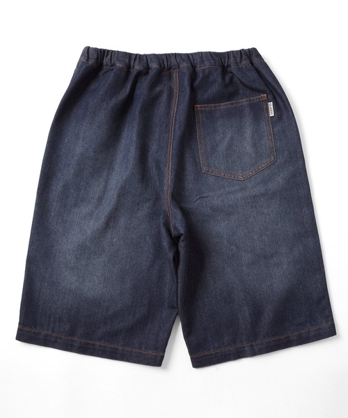 GLAZOS（グラソス）の「【接触冷感】デニム・ハーフパンツ（デニムパンツ・キッズ・ブルー/インディゴブルー・170cm/160cm/150cm/140cm）」の6枚目の写真