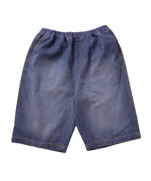 GLAZOS（グラソス）の「【接触冷感】デニム・ハーフパンツ（デニムパンツ・キッズ・ブルー/インディゴブルー・170cm/160cm/150cm/140cm）」の16枚目の写真