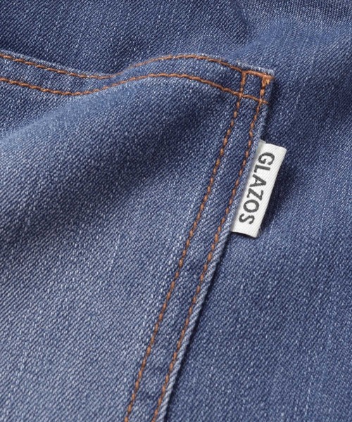GLAZOS（グラソス）の「【接触冷感】デニム・ハーフパンツ（デニムパンツ・キッズ・ブルー/インディゴブルー・170cm/160cm/150cm/140cm）」の19枚目の写真