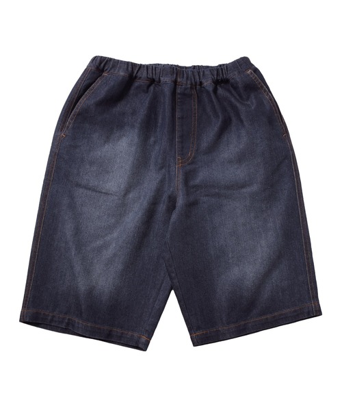 GLAZOS（グラソス）の「【接触冷感】デニム・ハーフパンツ（デニムパンツ・キッズ・ブルー/インディゴブルー・170cm/160cm/150cm/140cm）」の9枚目の写真
