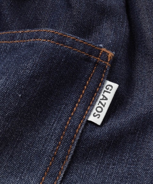 GLAZOS（グラソス）の「【接触冷感】デニム・ハーフパンツ（デニムパンツ・キッズ・ブルー/インディゴブルー・170cm/160cm/150cm/140cm）」の12枚目の写真