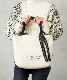 CUISINE HABITS | HORIZONTAL TOTE ボア×コーデュロイ リバーシブル(トートバッグ)