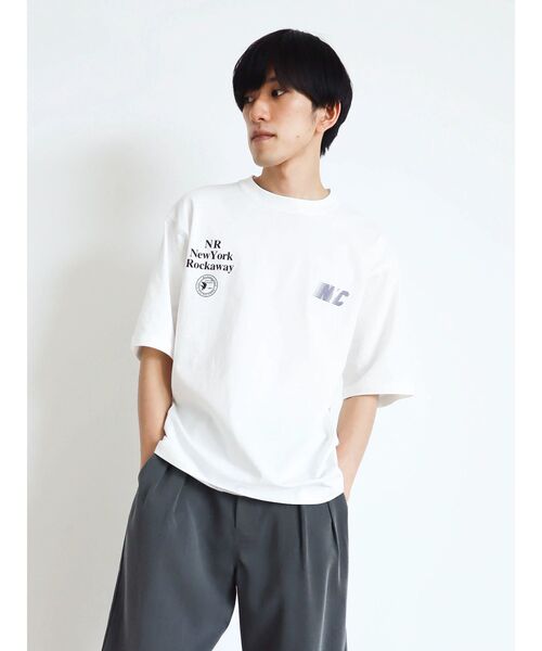 CRAFT STANDARD BOUTIQUE（クラフトスタンダードブティック）の「NR　TEE（Tシャツ/カットソー・レディース・チャコールグレー/オフホワイト/アイボリー・L/XL/M）」の17枚目の写真
