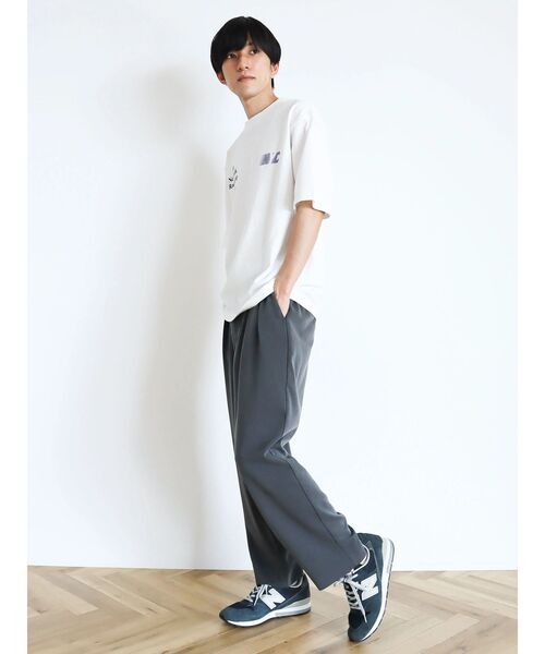 CRAFT STANDARD BOUTIQUE（クラフトスタンダードブティック）の「NR　TEE（Tシャツ/カットソー・レディース・チャコールグレー/オフホワイト/アイボリー・L/XL/M）」の22枚目の写真